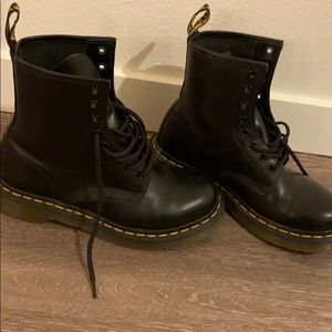 WORN ONCE leather Doc Martens size 6 US womens